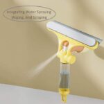 4 in 1 window cleaning brush with spray double sided window cleaner for bathroom mirror car glass wiper