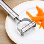 stainless steel 2 in 1 fruit vegetable peeler