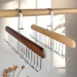 anti slip 8 hook coat & scarf organizer – space saving hanger