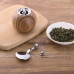 wood salt pepper mill hand operated mini ceramic core grinder pepper and salt shakers