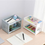 2 tier storage rack desktop organizer