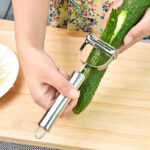 stainless steel 2 in 1 fruit vegetable peeler