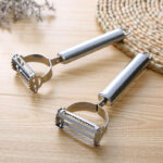stainless steel 2 in 1 fruit vegetable peeler