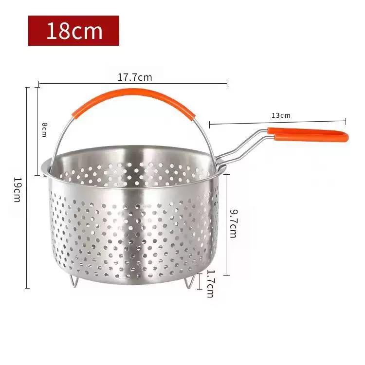 stainless steel steamer and frying basket stainless steel steamer and frying basket