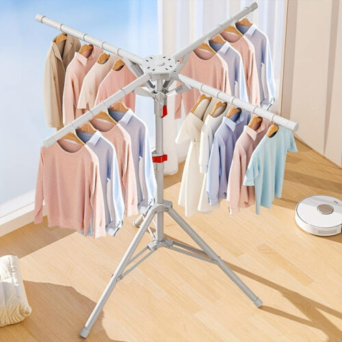 standing rack indoor garment clothes, space saving clothes drying rack, hanging storage wardrobe