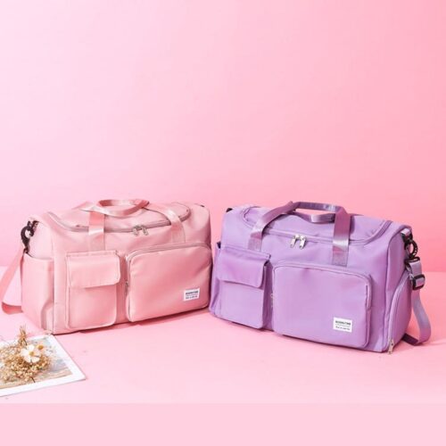 large capacity waterproof fitness and travel luggage handbag