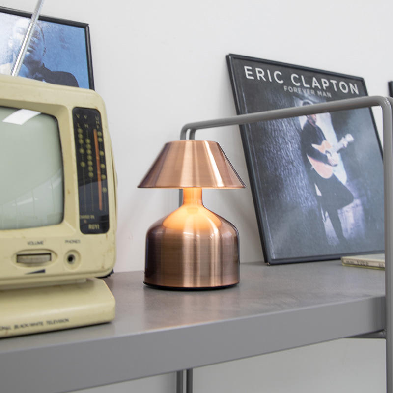 3 colour electro plating brushed metal mushroom lamp 3 colour electro plating brushed metal mushroom lamp