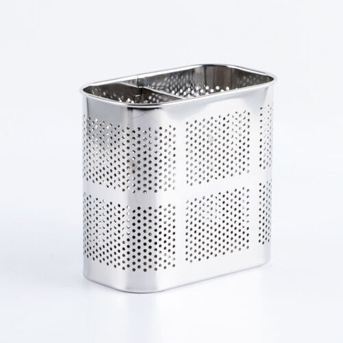 stainless steel utensil holder, kitchen wall hanging steel cutlery holder organizer rack