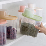 large capacity airtight dry food container