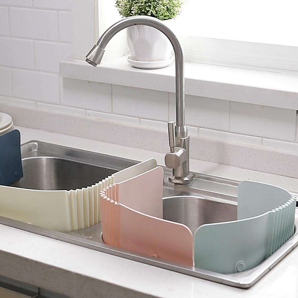 foldable kitchen sink water guard barrier foldable kitchen sink water guard barrier