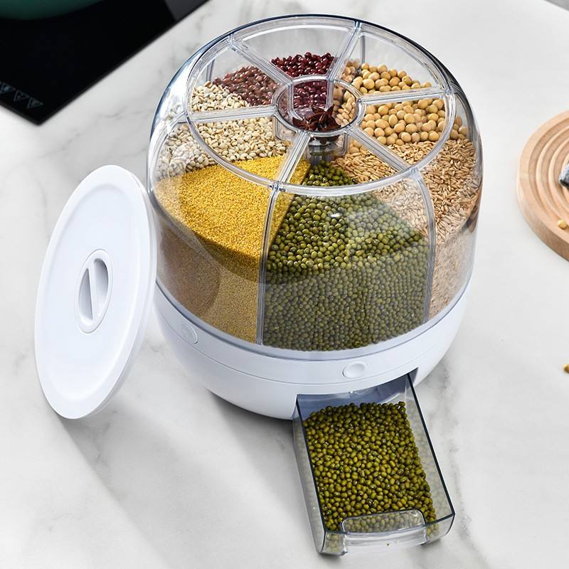 6 grid rotating grain container 6 grid rotating grain container