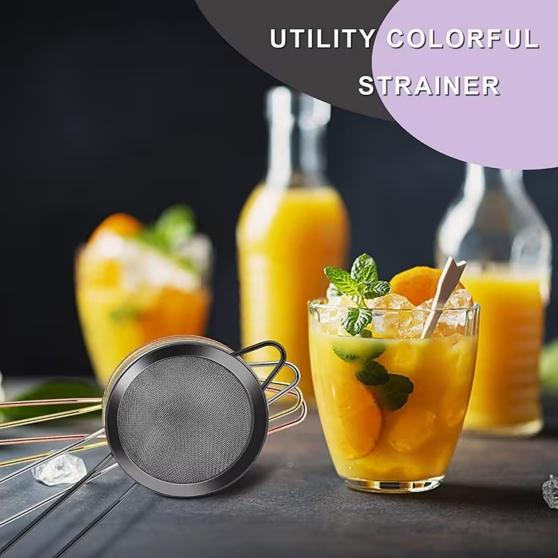 stainless steel black tea strainer 10cm stainless steel black tea strainer 10cm