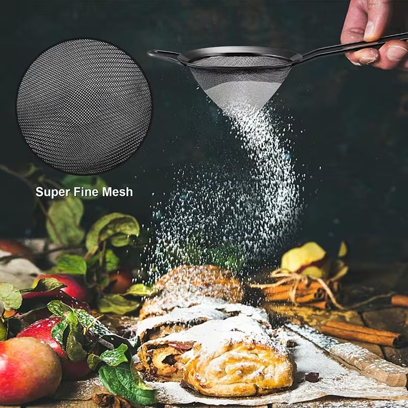 stainless steel black tea strainer 10cm stainless steel black tea strainer 10cm