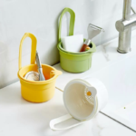 plastic kitchen hanging sink drain basket
