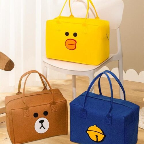 cute cartoon kids storage bag