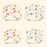 printed fridge dust cover waterproof refrigerator dustproof cover