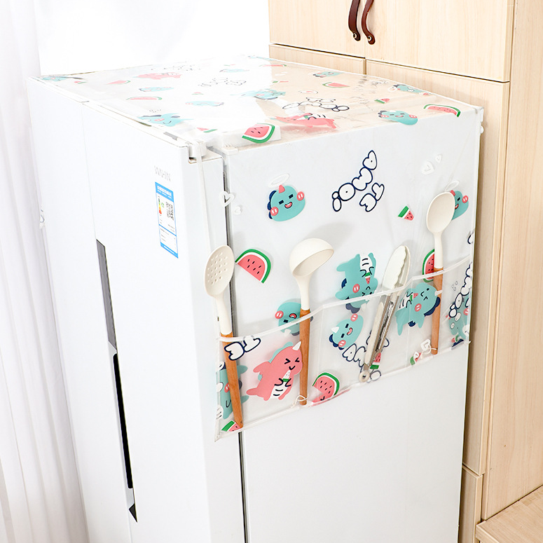 printed fridge dust cover waterproof refrigerator dustproof cover printed fridge dust cover waterproof refrigerator dustproof cover