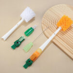 5 in 1 long handle botle cleaning brush