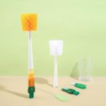 5 in 1 long handle botle cleaning brush