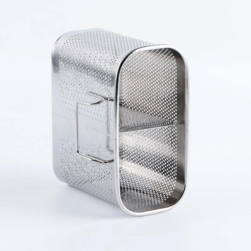 stainless steel utensil holder, kitchen wall hanging steel cutlery holder organizer rack