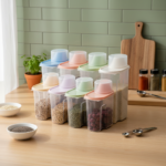 large capacity airtight dry food container