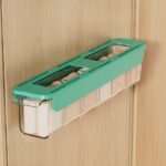 6 grids plastic wall mounted under garments organizer wall hanging