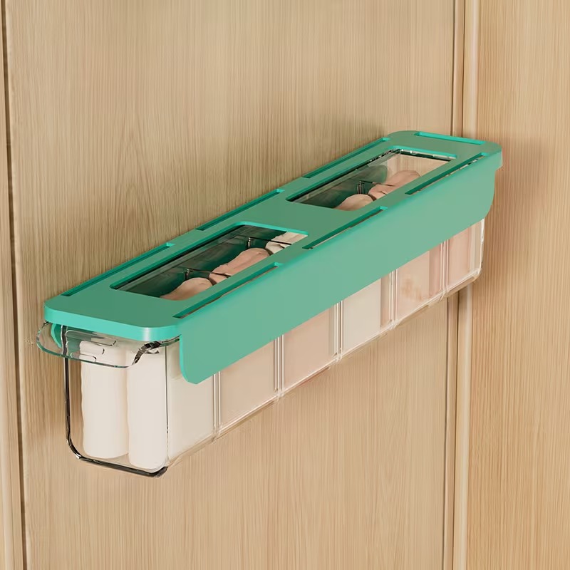 6 grids plastic wall mounted under garments organizer wall hanging 6 grids plastic wall mounted under garments organizer wall hanging