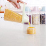 large capacity airtight dry food container