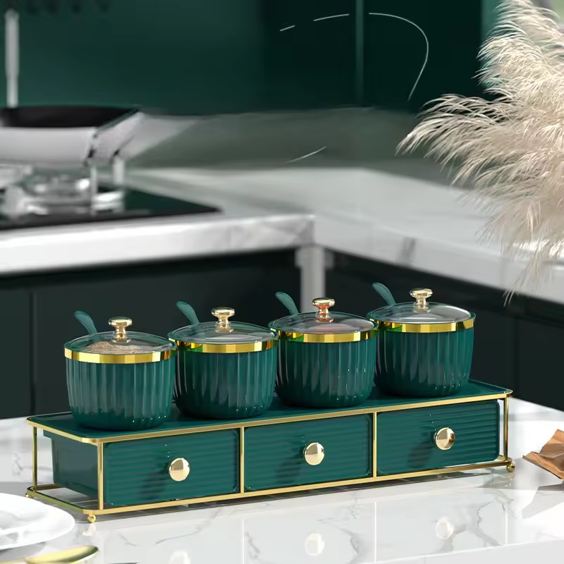 luxury double layer kitchen spice rack with metal gold stand luxury double layer kitchen spice rack with metal gold stand
