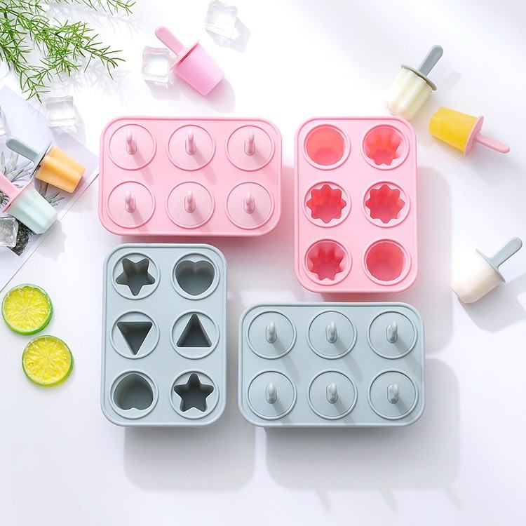 6 holes summer ice cream maker popsicle mold 6 holes summer ice cream maker popsicle mold