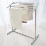 mobile towel rack, multifunctional floor standing towel rack