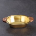 24 pieces set golden crockery design tow