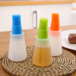 silicone cooking oil brush | with sillicon bottle