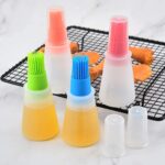 silicone cooking oil brush | with sillicon bottle