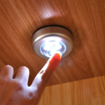 3pcs led wireless night light stick click touch lamp car cabinet closet lamp