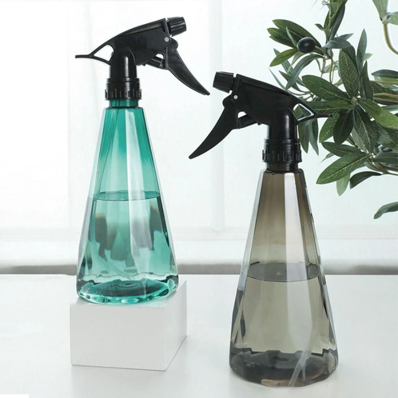 diamond plastic spray bottle 500ml for travel beauty cleaning gardening diamond plastic spray bottle 500ml for travel beauty cleaning gardening
