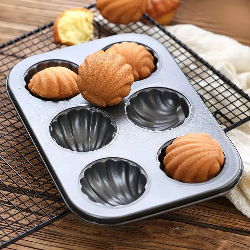 non stick multi shape cake mold tray set – heavy duty baking pan