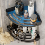 aluminium shower caddy corner shelf
