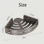 aluminium shower caddy corner shelf