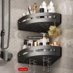 aluminium shower caddy corner shelf