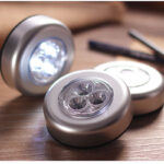 3pcs led wireless night light stick click touch lamp car cabinet closet lamp
