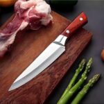 stainless steel butcher knife with cover