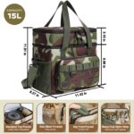 2 layer tactical outdoor picnic lunch bag