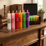 premium scented pillar candles – long lasting fragrance candles (small & large sizes available)
