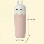 cute bunny travel cup with lid – portable water bottle for kids & outdoor use