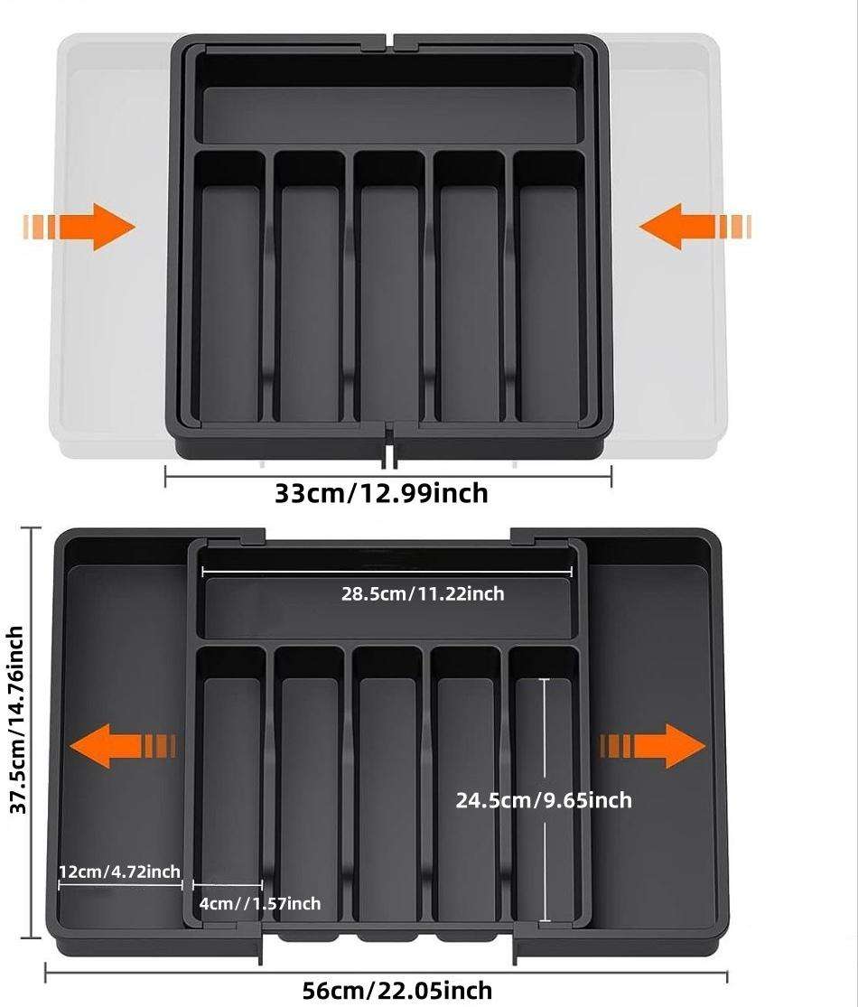 premium expandable cutlery tray & drawer organizer premium expandable cutlery tray & drawer organizer