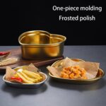 premium gold stainless steel heart dipping bowl