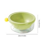 round glass food storage containers with lids
