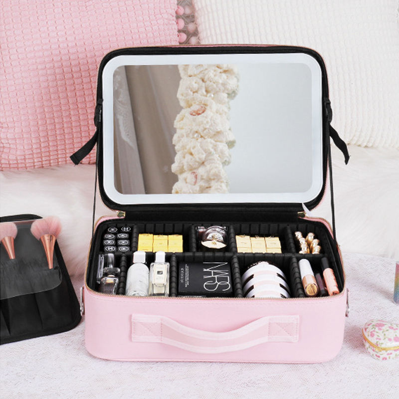 new led cosmetic bag with mirror new led cosmetic bag with mirror