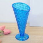 colorful plastic ice cream cone dessert cups